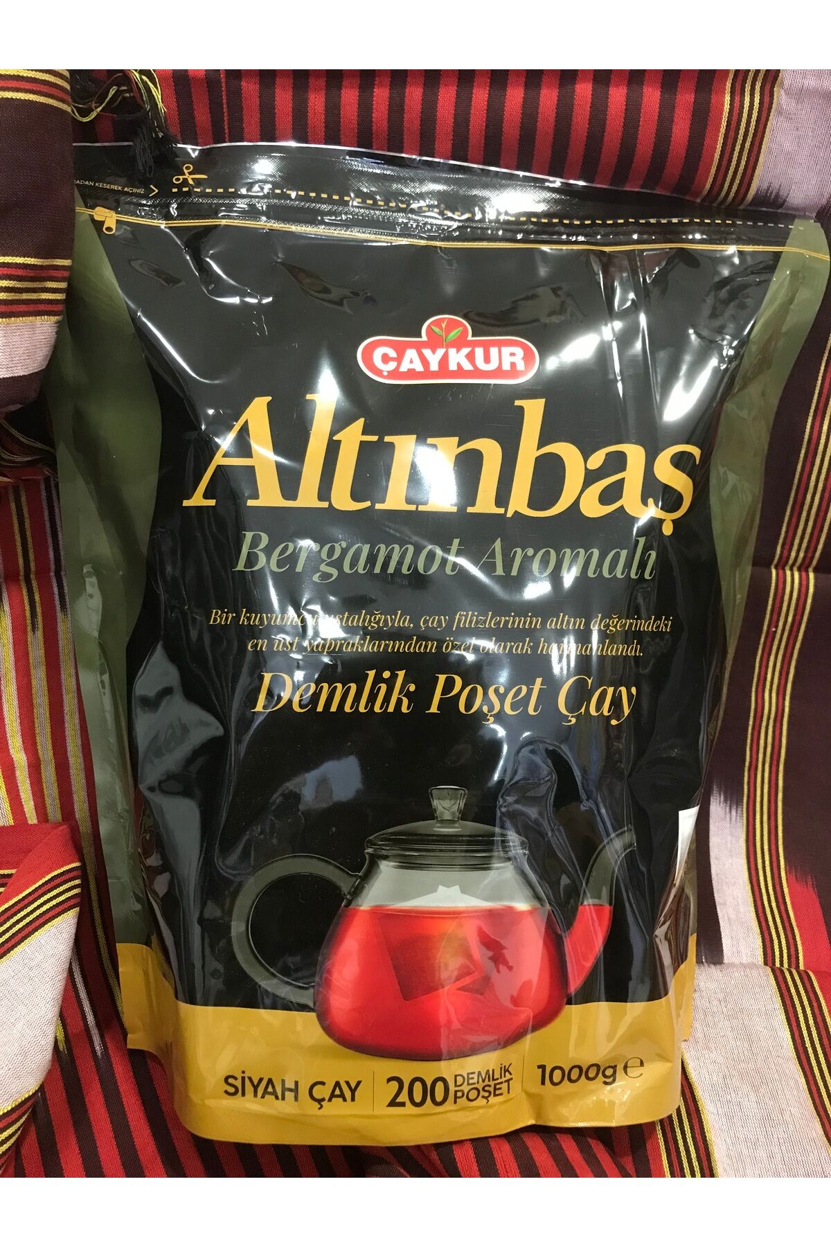 Çaykur Altınbaş Bergamotlu Tomurcuklu Demlik Poşet Çay 5 gr 200'LÜ Paket
