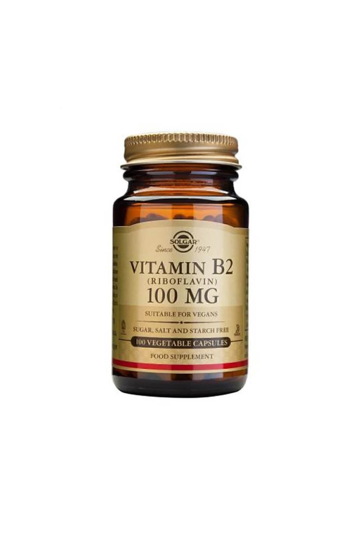 Vitamin B2 (RİBOFLAVİN) 100 Mg 100 Kapsül