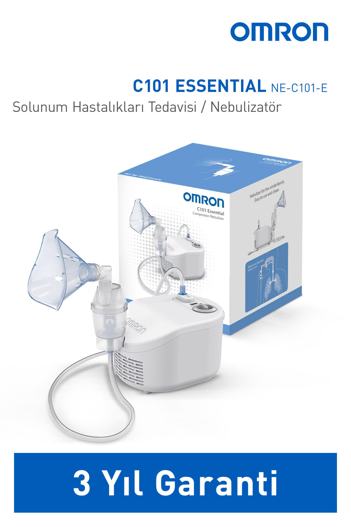 C101 Essential, Tüm Ailenin Kullanımına Uygun Nebulizatör