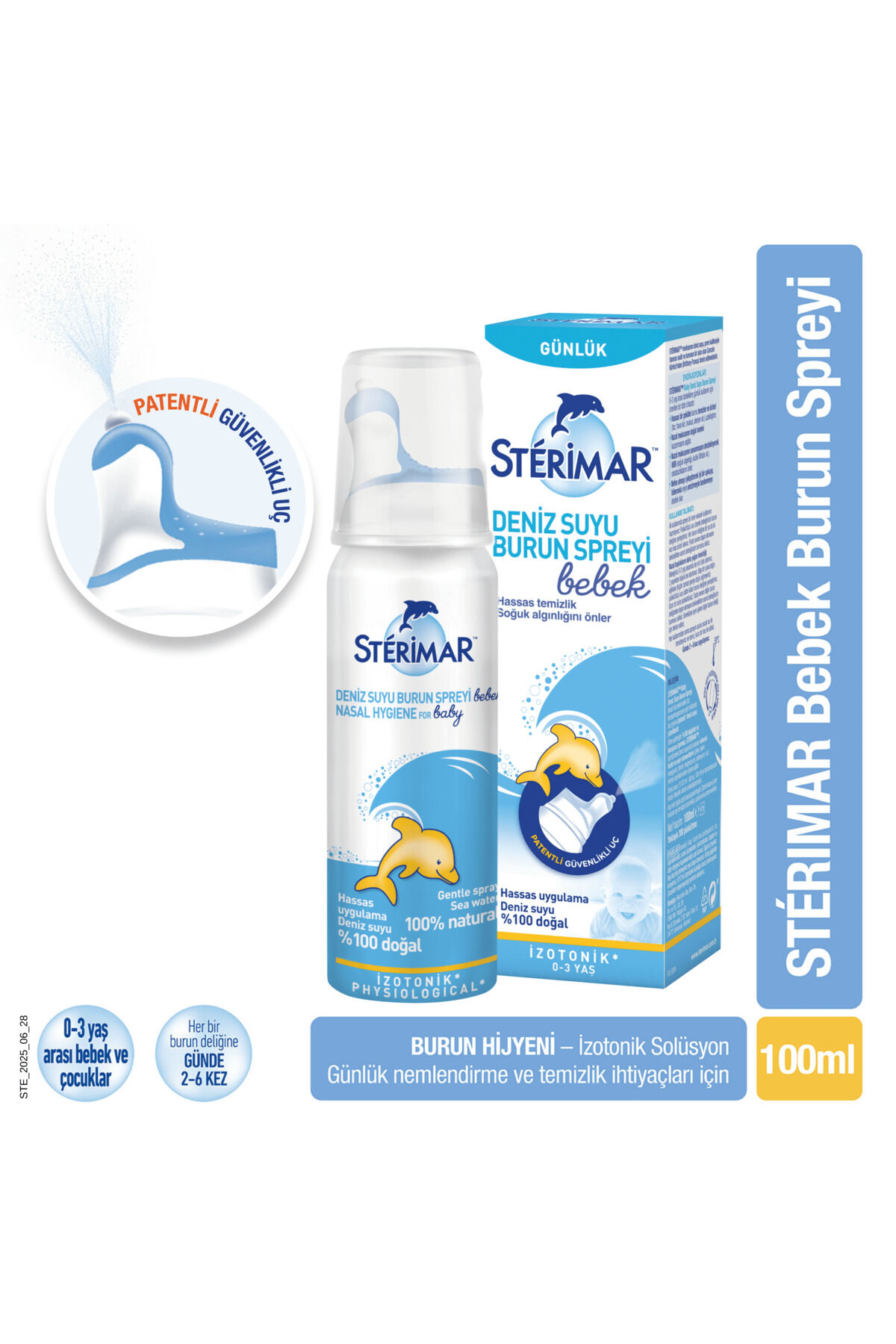 STERIMAR BABY BURUN SPREYI %31.82 100 ML LIK TUP