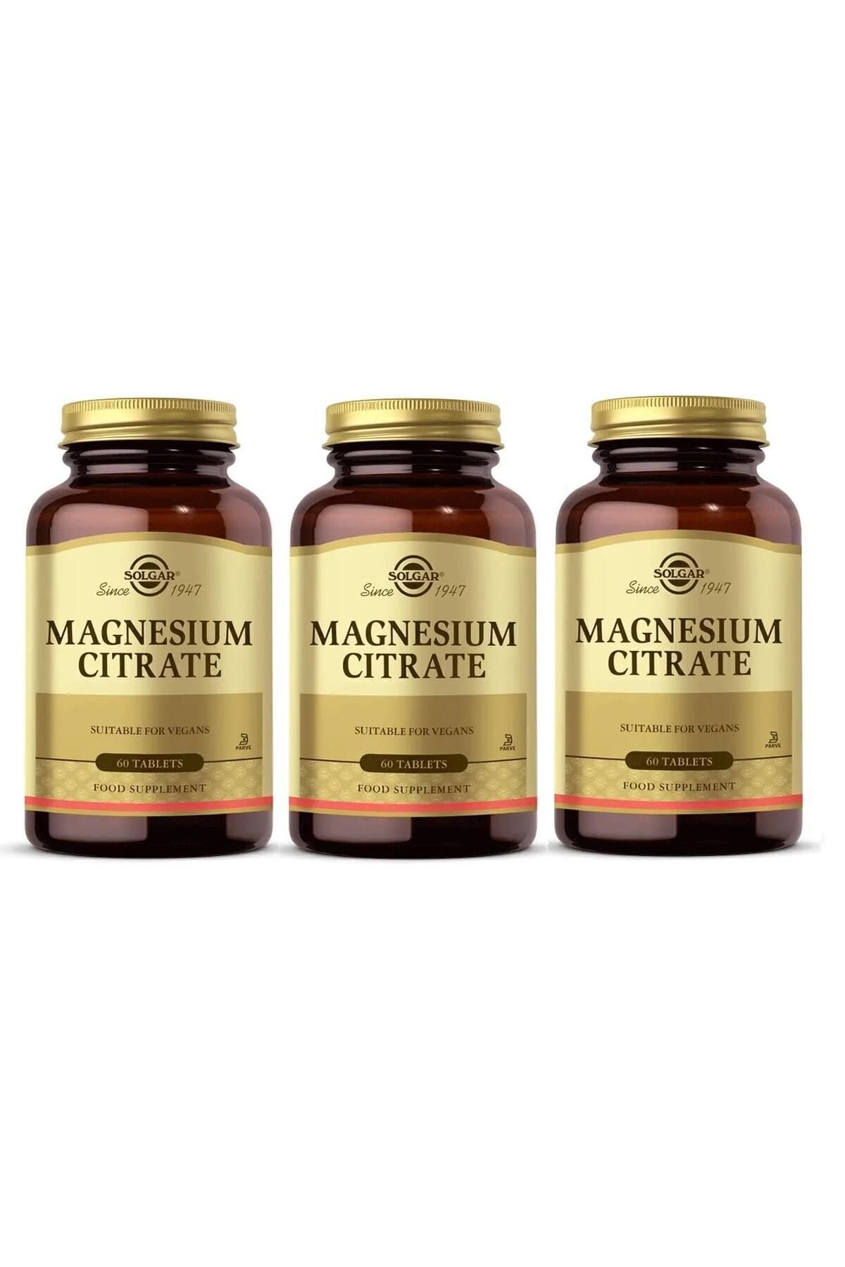 Magnesium Citrate 200 Mg 60 Tablet 3 Adet