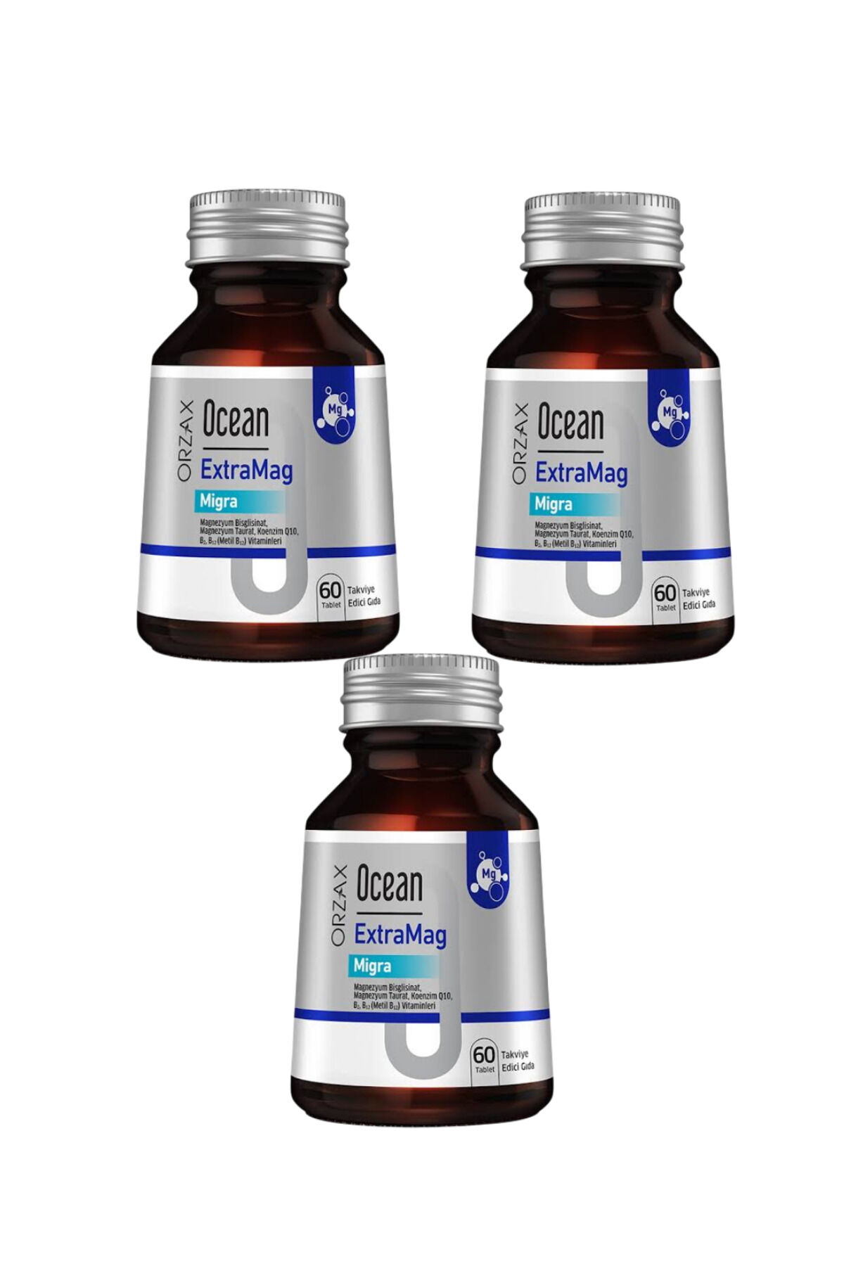OCEAN EXTRAMAG MİGRA 60 TABLET 3 LÜ PAKET