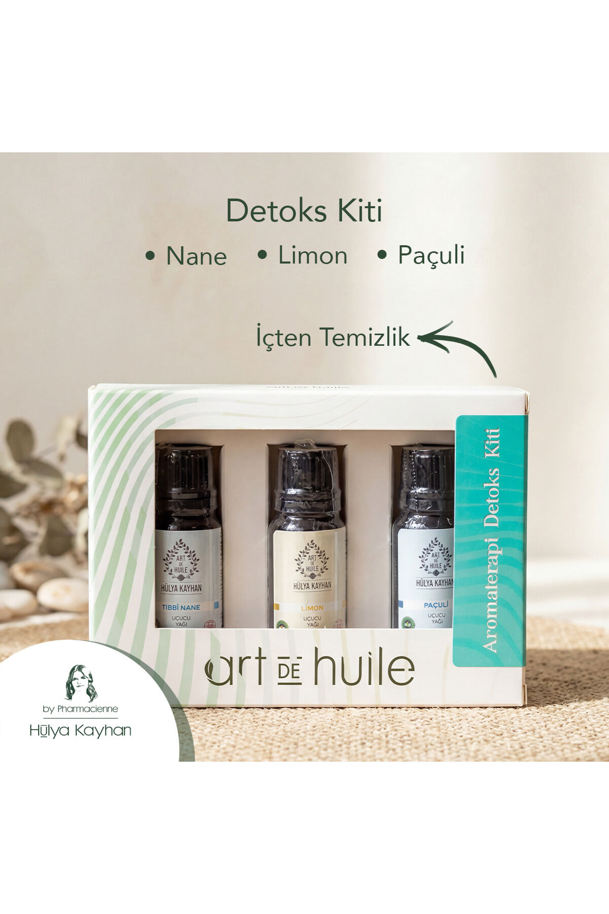 Aromaterapi Detoks Kiti - Nane Limon Paçuli 5 ml