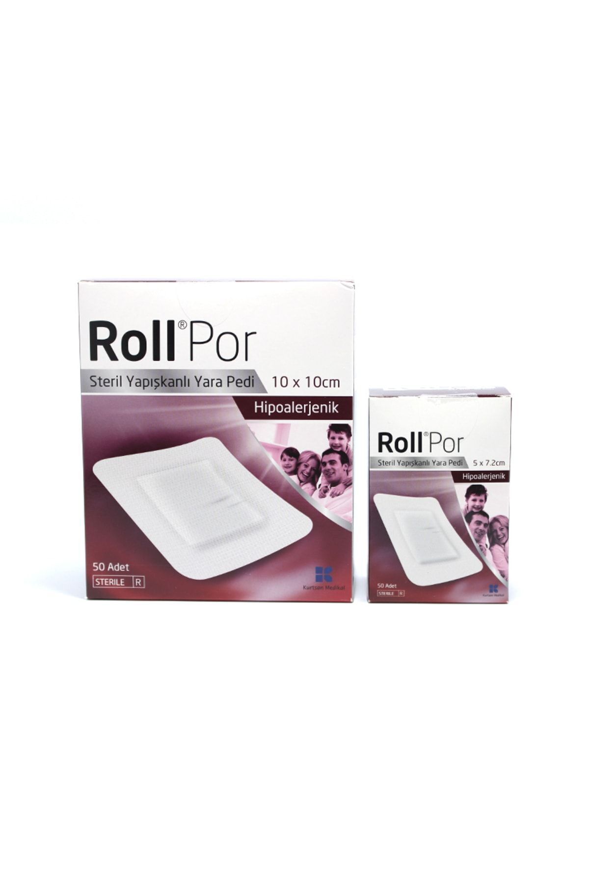 Por 10x10 Cm 50li Steril Yapışkanlı Yara Pedi-por 5x7.2 Cm 50li Steril Yapıkanlı Yara Pedi