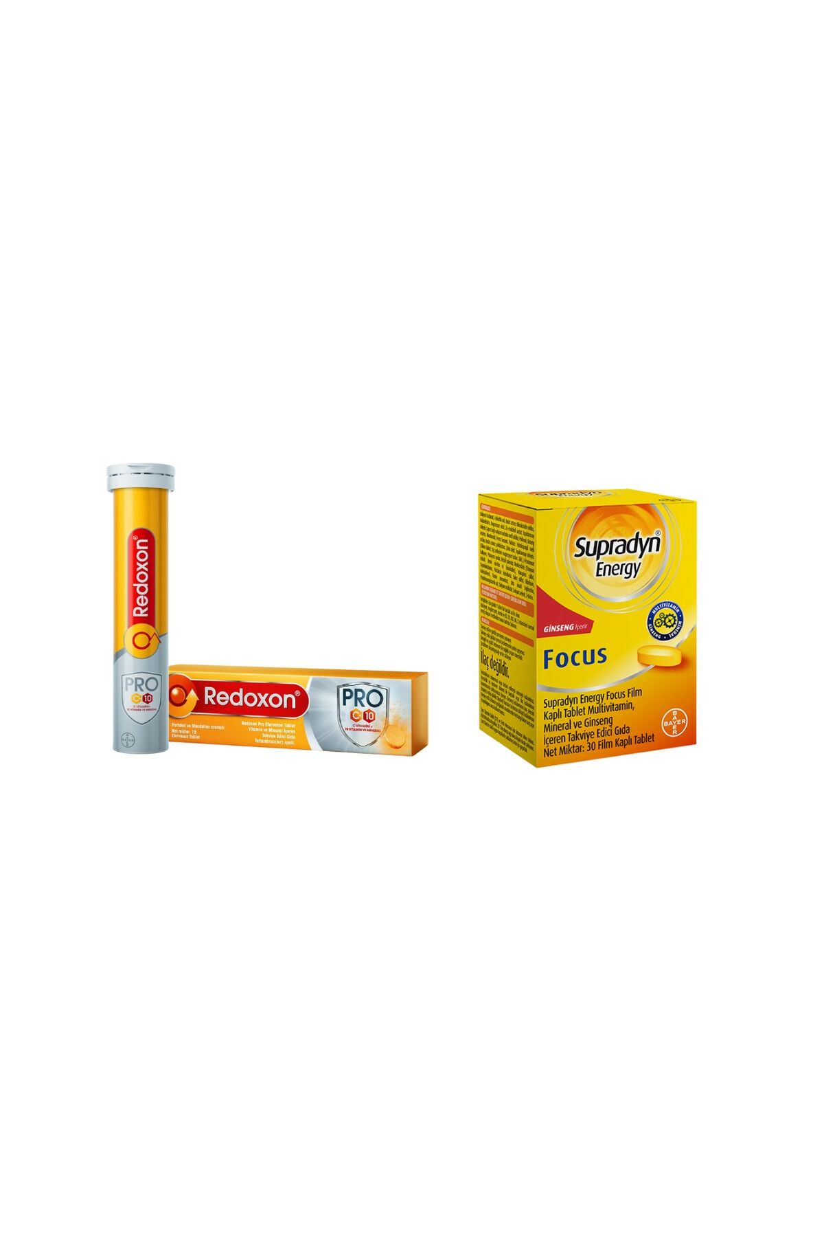 Energy Focus 30 Tablet + Redoxon Pro Efervesan 15 Tablet