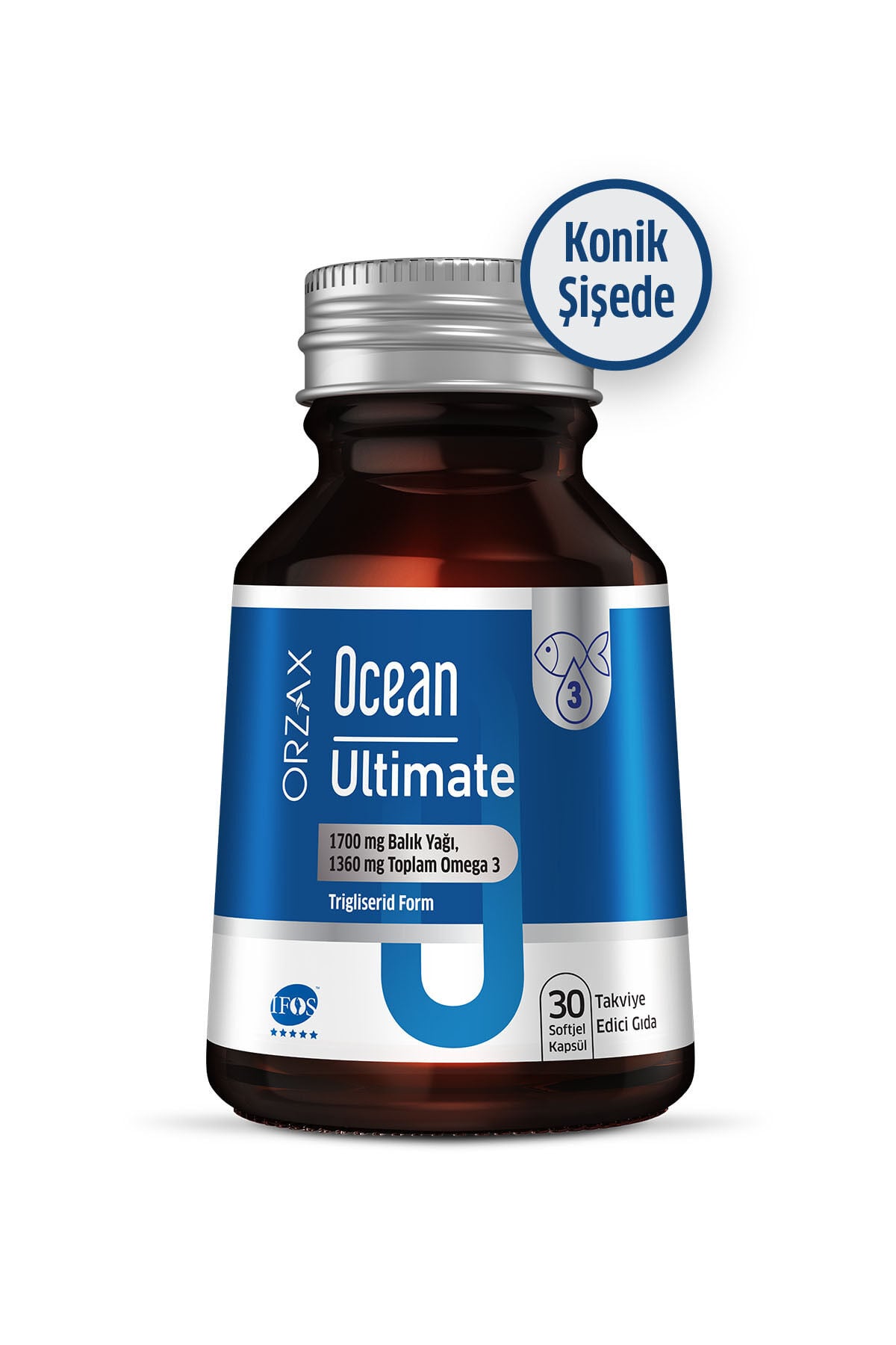 Ultimate Omega 3 Balık Yağı (1360mg Omega 3, EPA, DHA, 1700mg Balık Yağı) - 30 SOFT KAPSÜL
