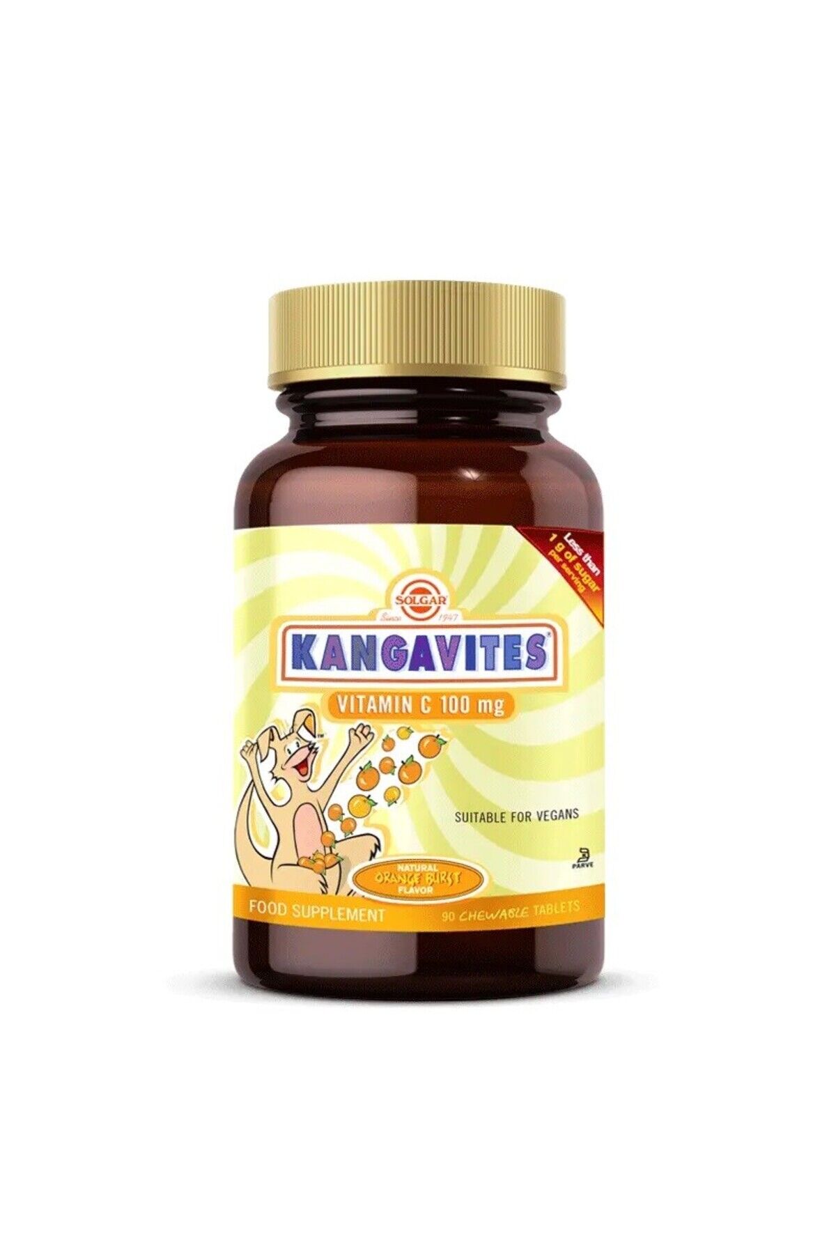 Kangavites Vitamin C 100 mg 90 Çiğneme Tableti