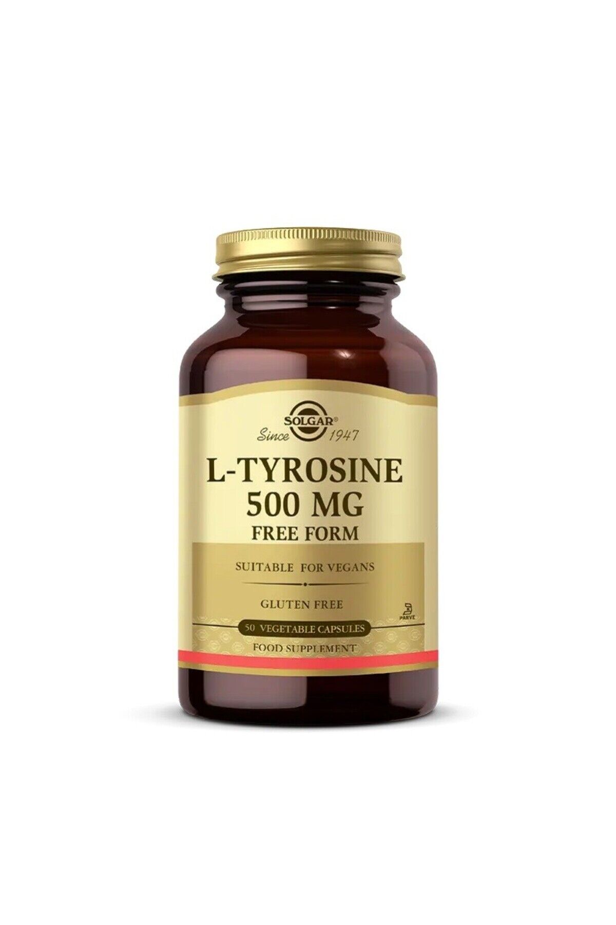 L-Tyrosine 500mg 50 Vegi Kapsül