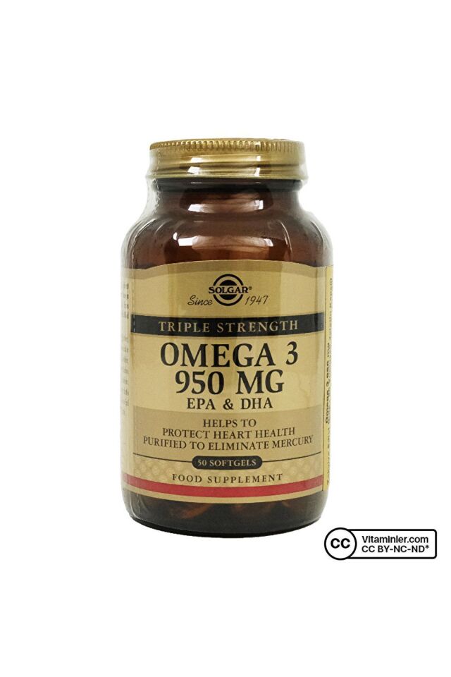 OMEGA3 950 KAPSUL 950 MG 50 KAPSULLUK AMBALAJ