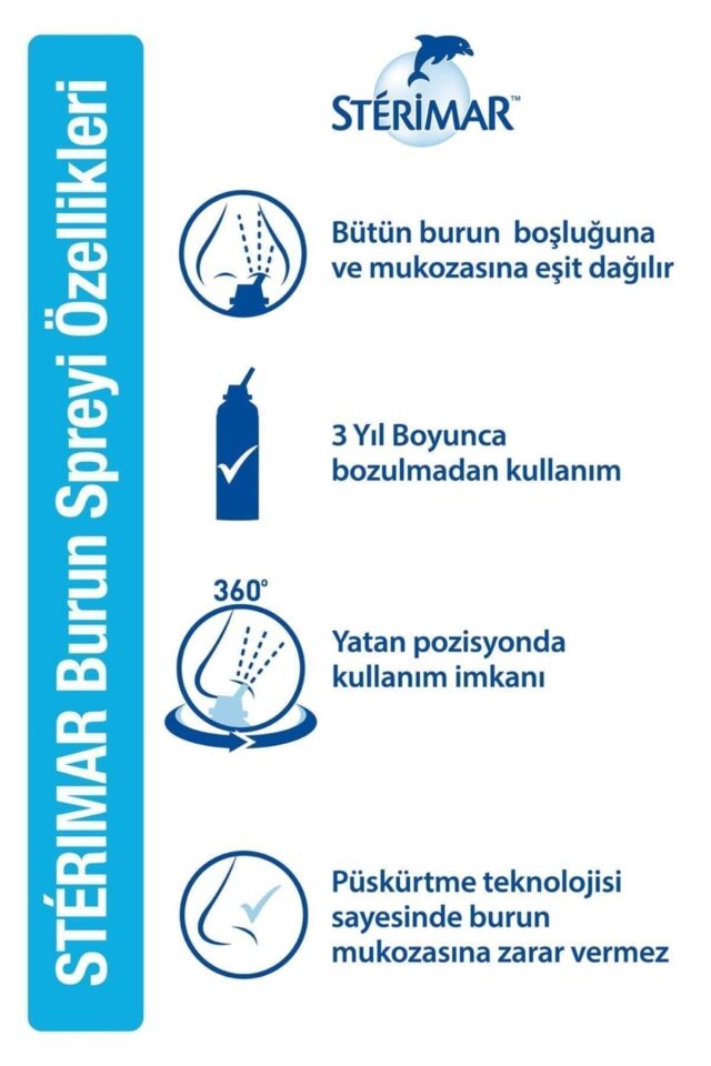STERIMAR İZOTONİK 100 ML  STERİMAR STOP PROTECT ALERJİ BURUN SPREYİ