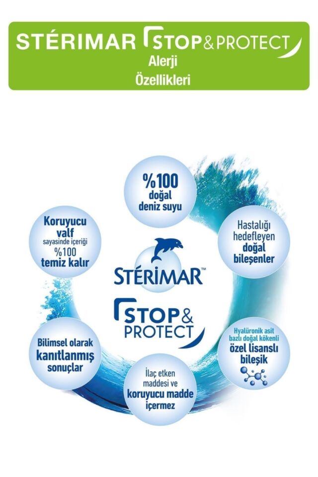 STERIMAR İZOTONİK 100 ML  STERİMAR STOP PROTECT ALERJİ BURUN SPREYİ