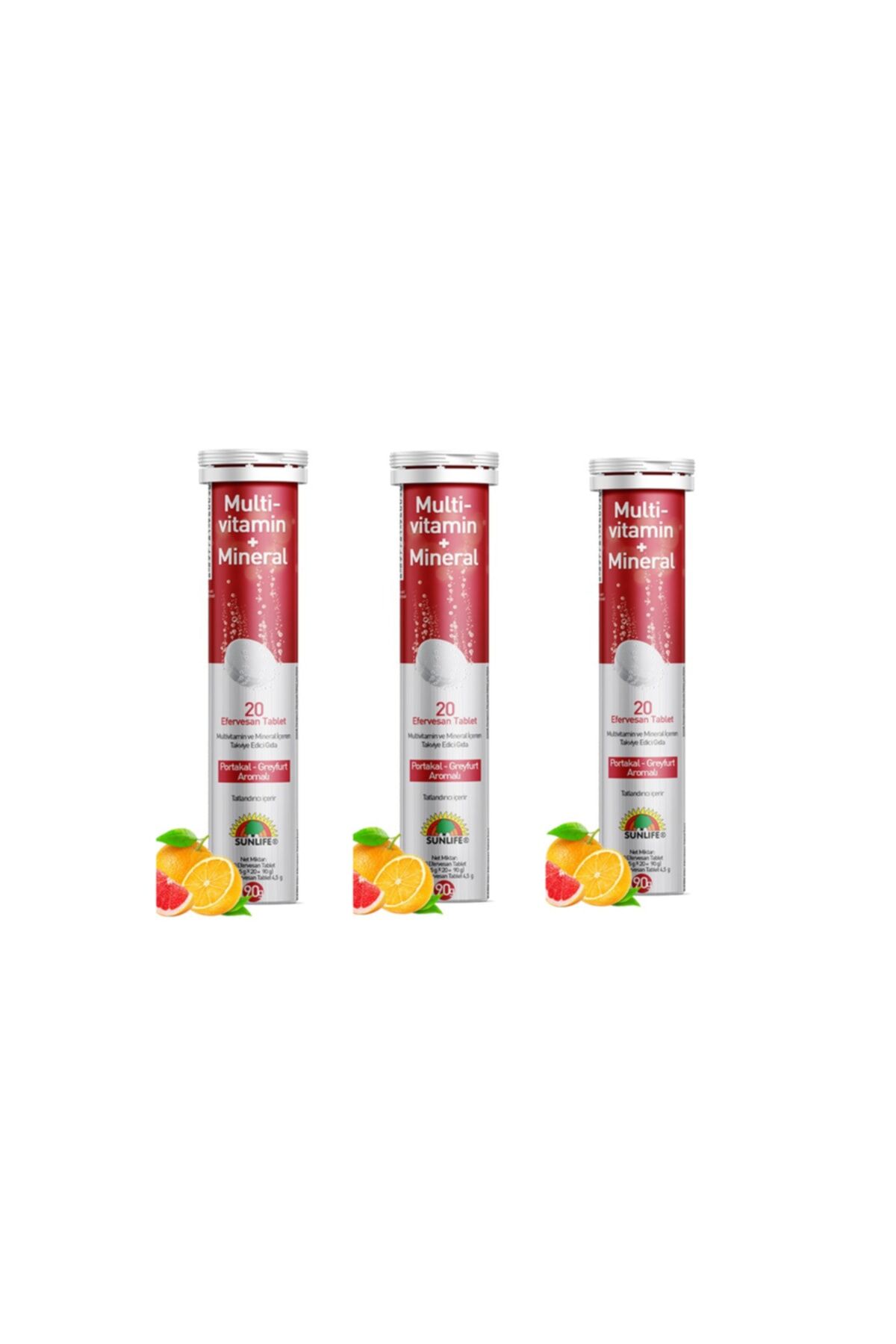 Multivit+min. 20 Eff.tab (8697781960030) 3 Adet