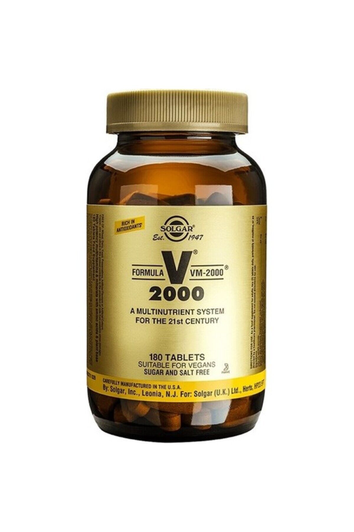 Formula Vm-2000 Multivitamin Ve Mineral 180 Tablet