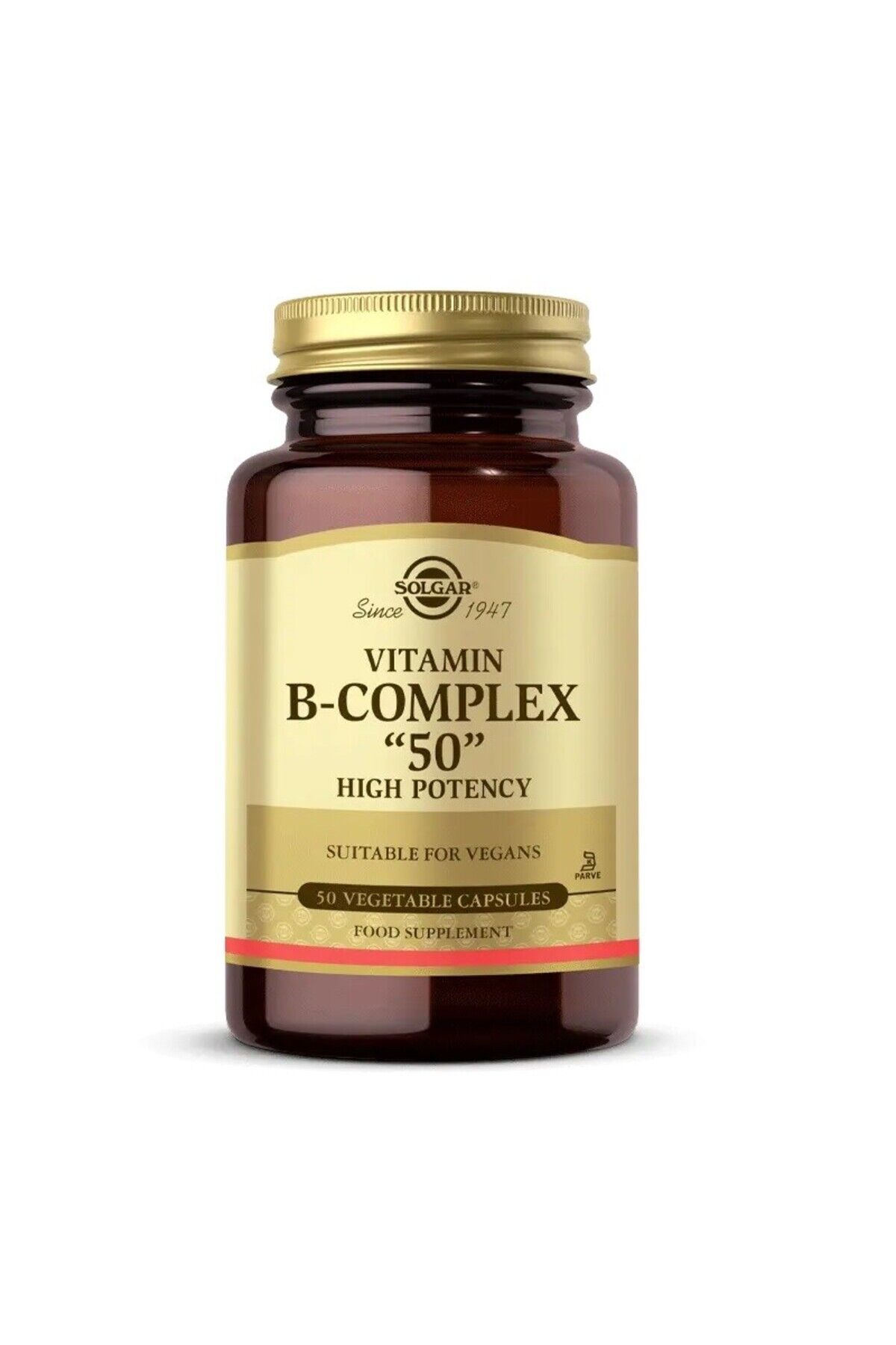 SOLGAR VITAMIN B-COMPLEX KAPSUL 50 KAPSULLUK AMBALAJ