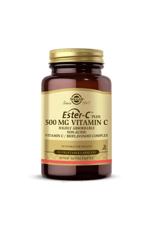 SOLGAR ESTER-C PLUS KAPSUL 500 MG 50 KAPSULLUK AMBALAJ