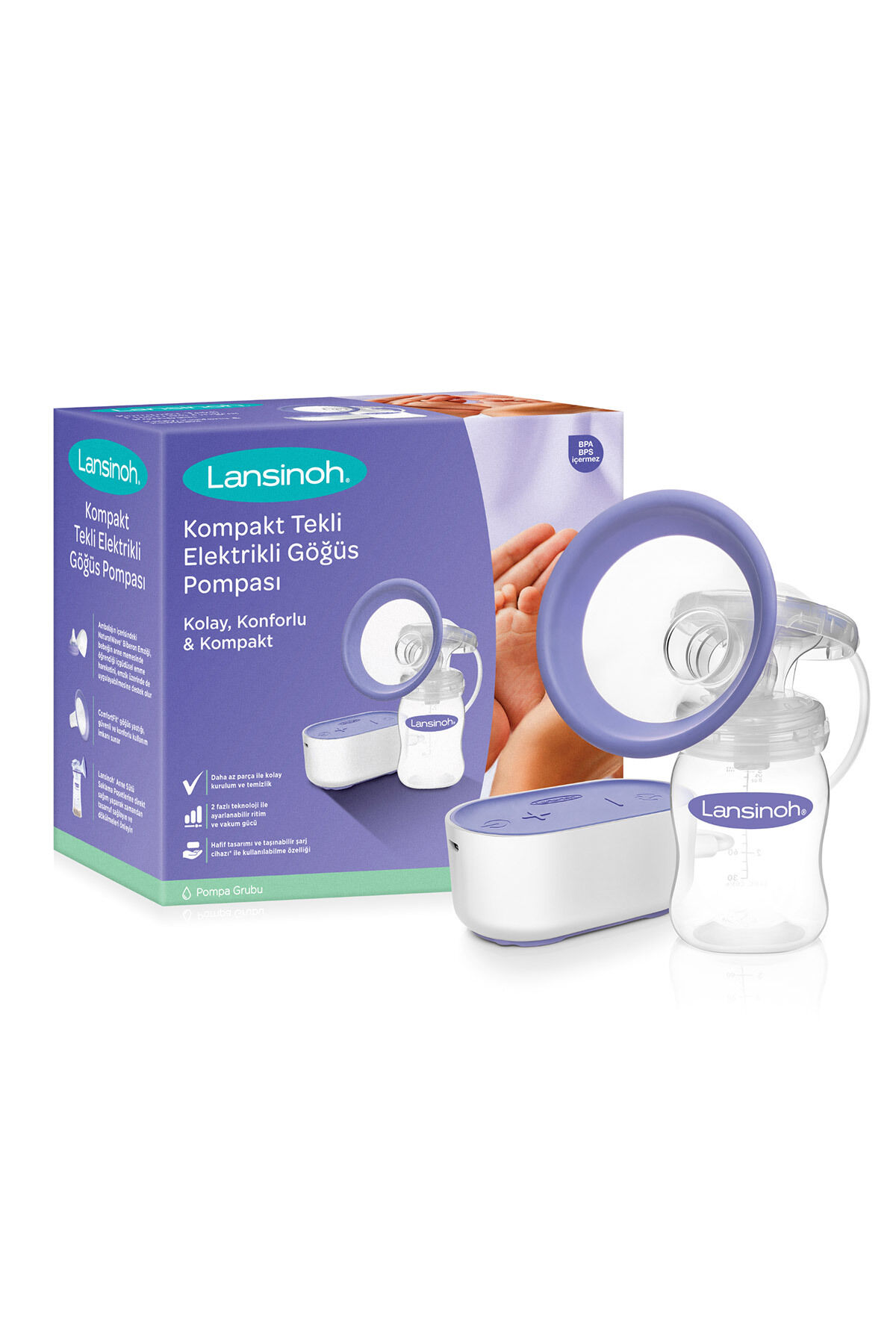 Kompakt Tekli Elektrikli Göğüs Pompası