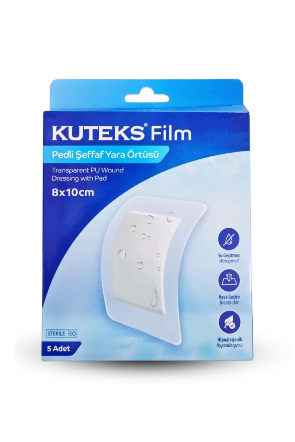 KUTEKS FILM PED'LI 8 CM X 10 CM 5 LI
