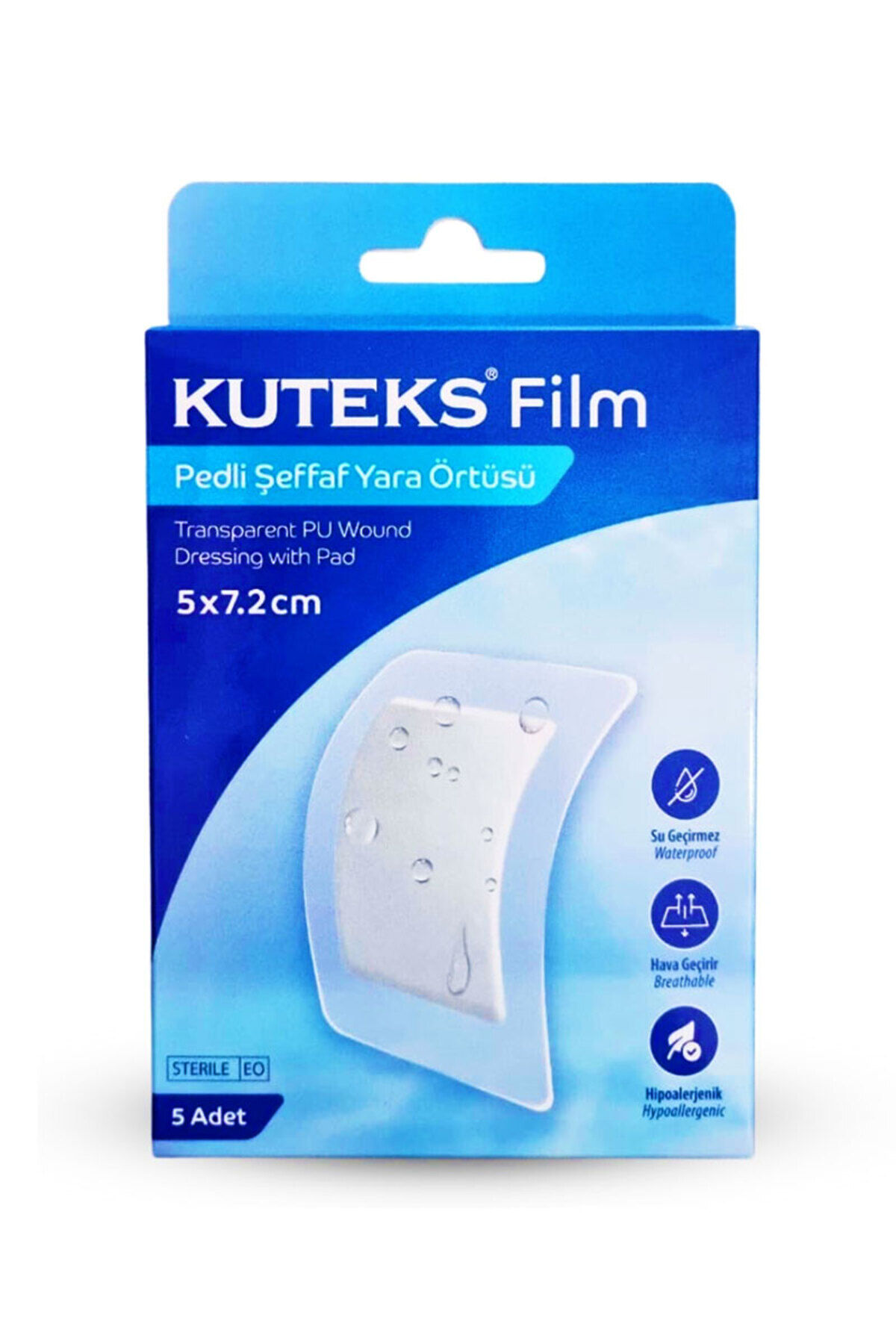 KUTEKS FILM PED'LI 5 CM X 7,2 CM 5 LI