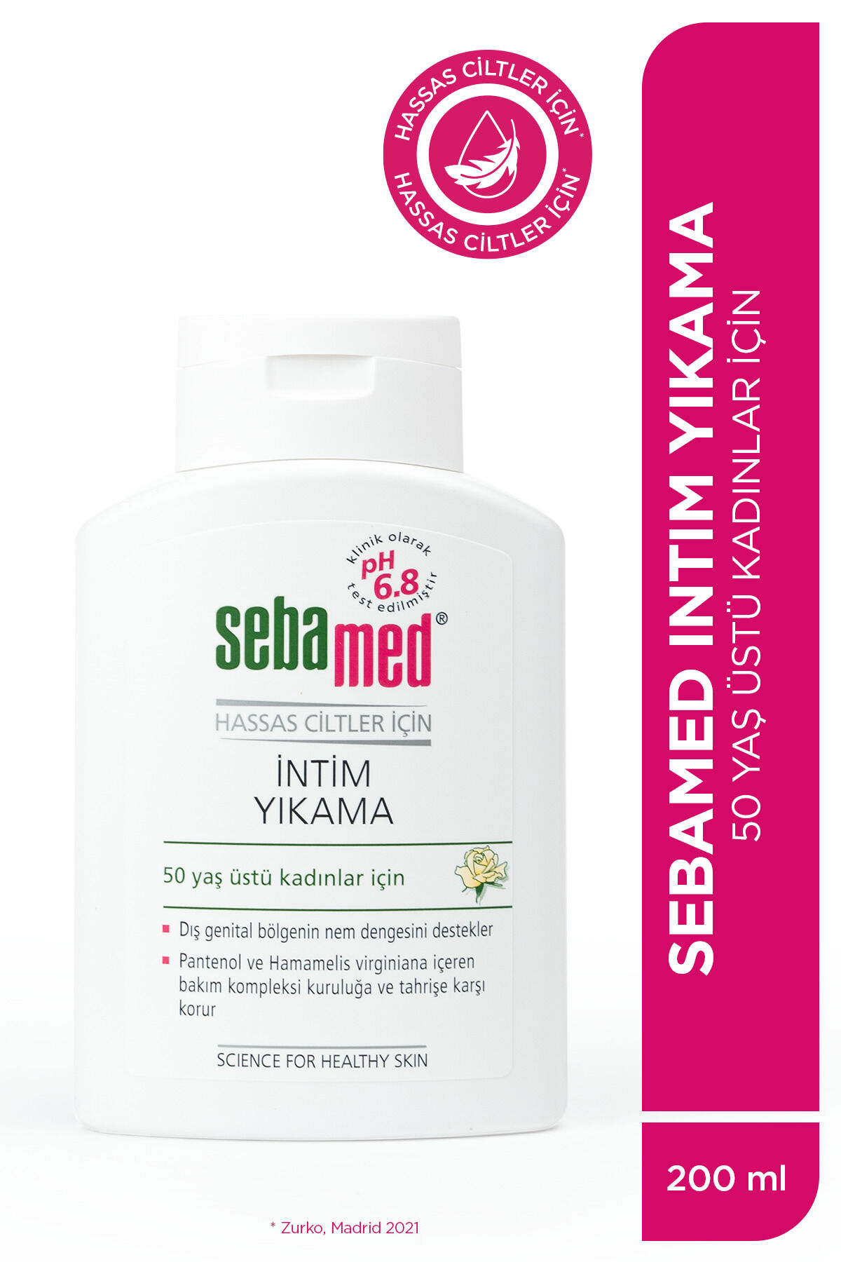 Menopoz İntim Yıkama Jeli 200 ml Kuruma ve İrritasyon Karşıtı Genital Bölge Temizleyici