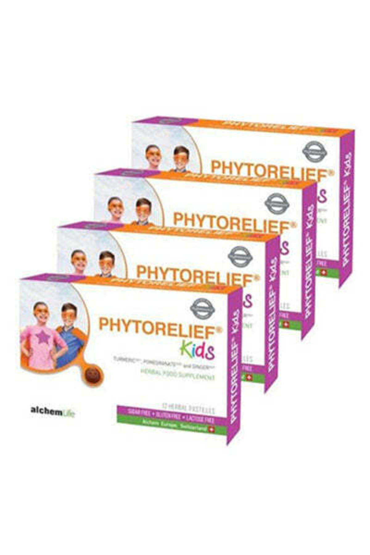 Phytorelief Kids 12 Pastil 4'lü Paket