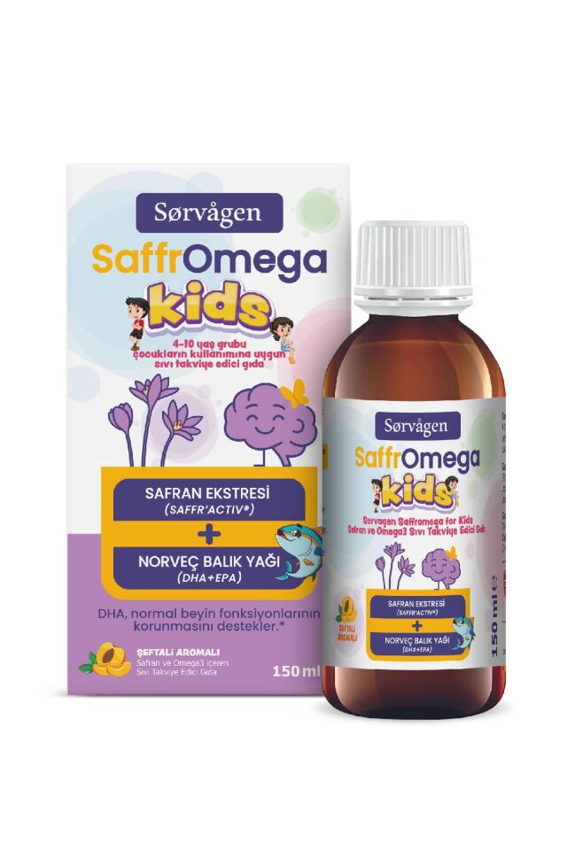 SaffrOmega Kids ( Safran ve Omega3) -150 ml