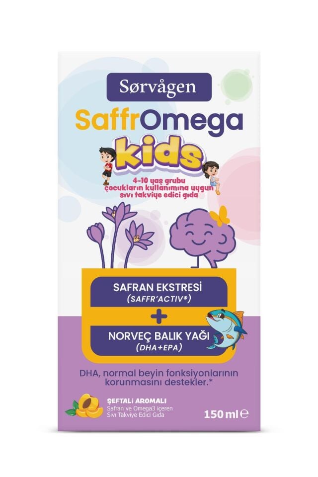 SaffrOmega Kids ( Safran ve Omega3) -150 ml