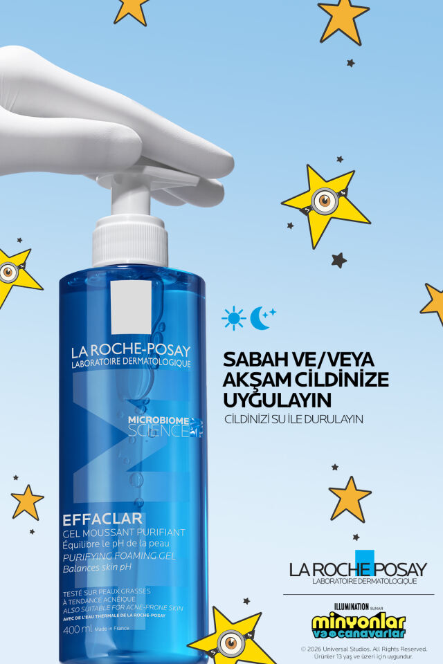 Yağlı ve Akneye Eğilim Gösteren Cilt Tipleri İçin Effaclar Yüz Temizleyici ve Arındırıcı Jel 400 ml
