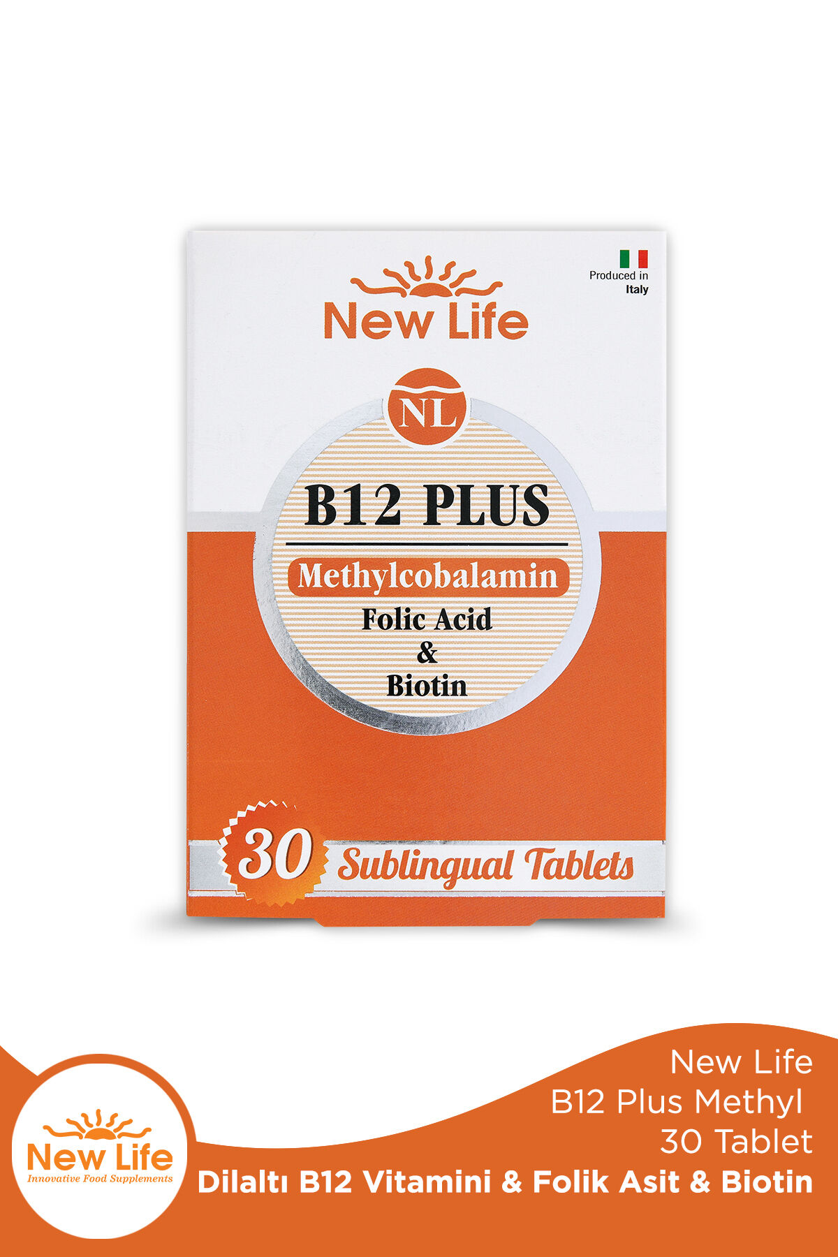 B12 PLUS METHYLCOBALAMIN DILALTI TABLET 30 TABLETLIK AMBALAJ