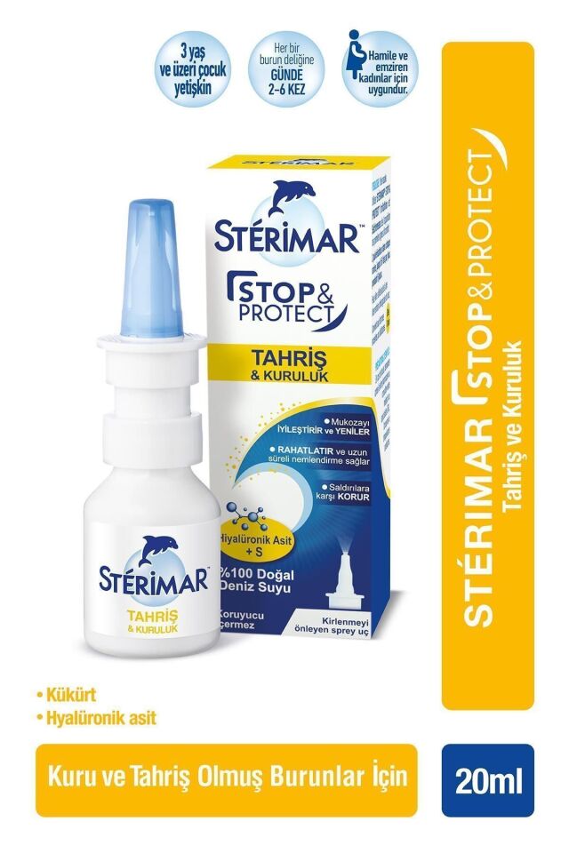 Stop&protect Alerji Burun Spreyi 20ml+ Stop&protect Burun Spreyi 20ml