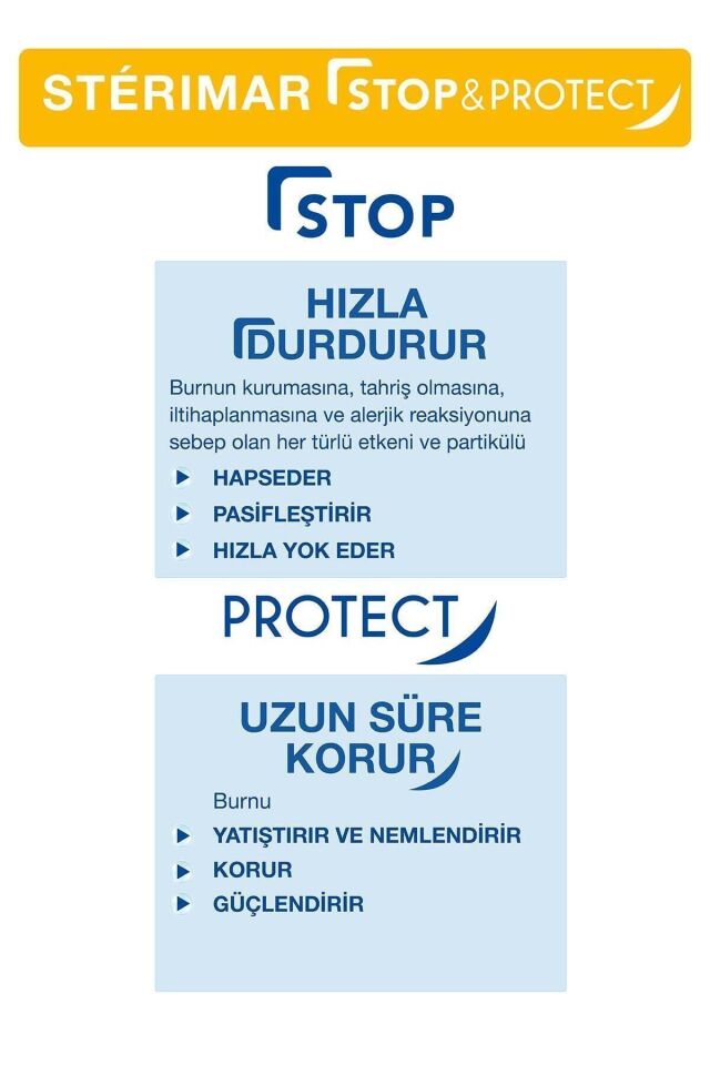 Stop&protect Alerji Burun Spreyi 20ml+ Stop&protect Burun Spreyi 20ml