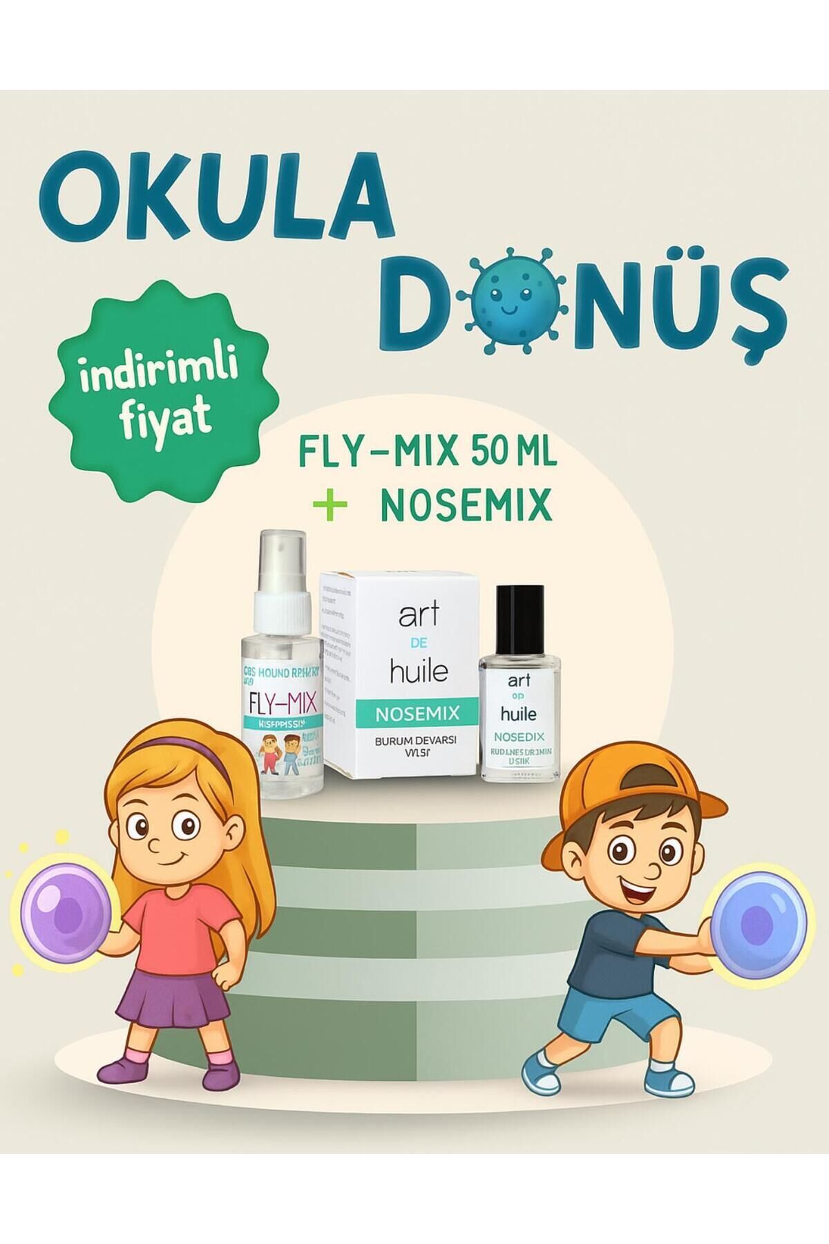 ART DE HUİLE OKULA DÖNÜŞ 2025 FLY MİX 50 ML   NOSE MİX 10 ML