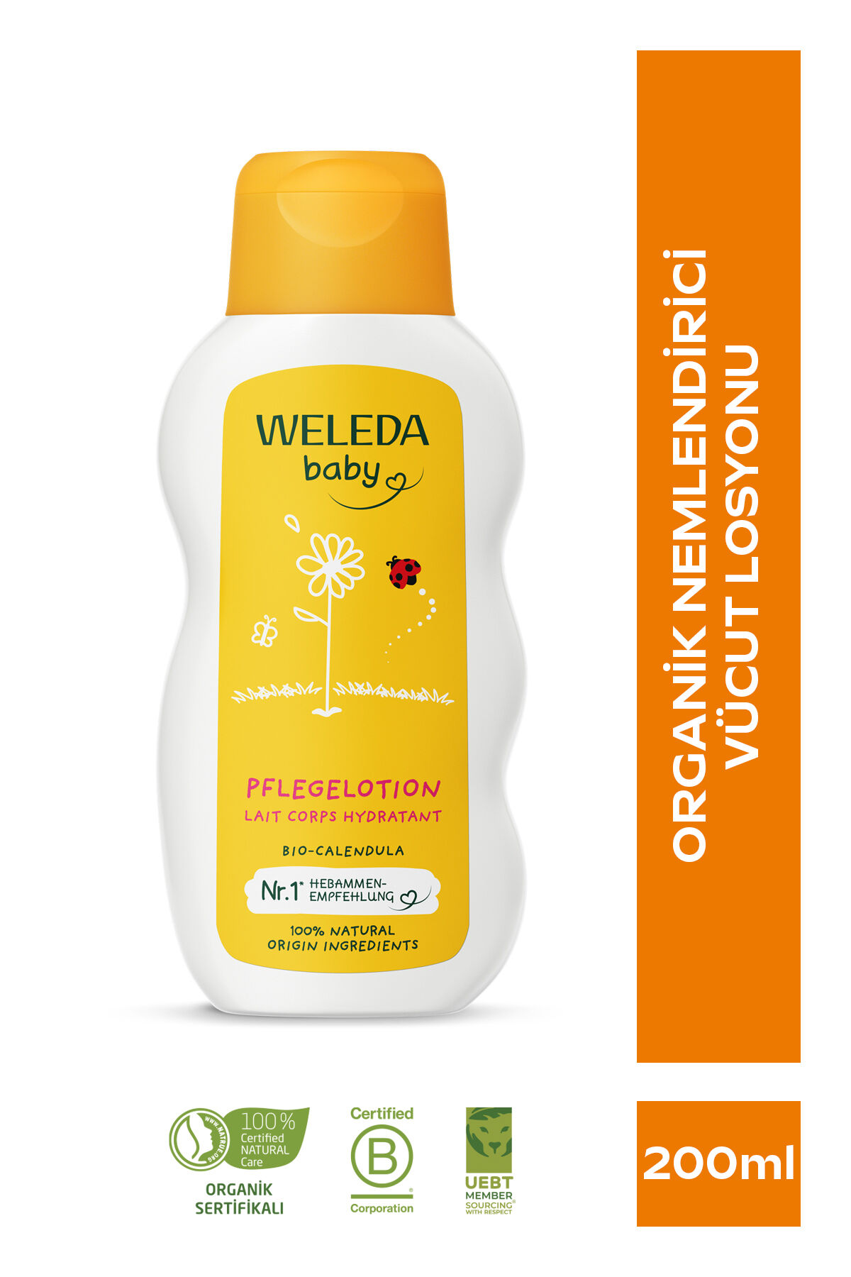 Calendula Organik Vücut Losyonu 200 ml