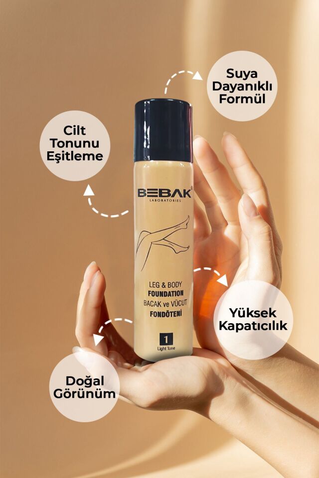 BACAK FONDÖTENİ NO:1 LİGHT AÇIK TON 75 ML