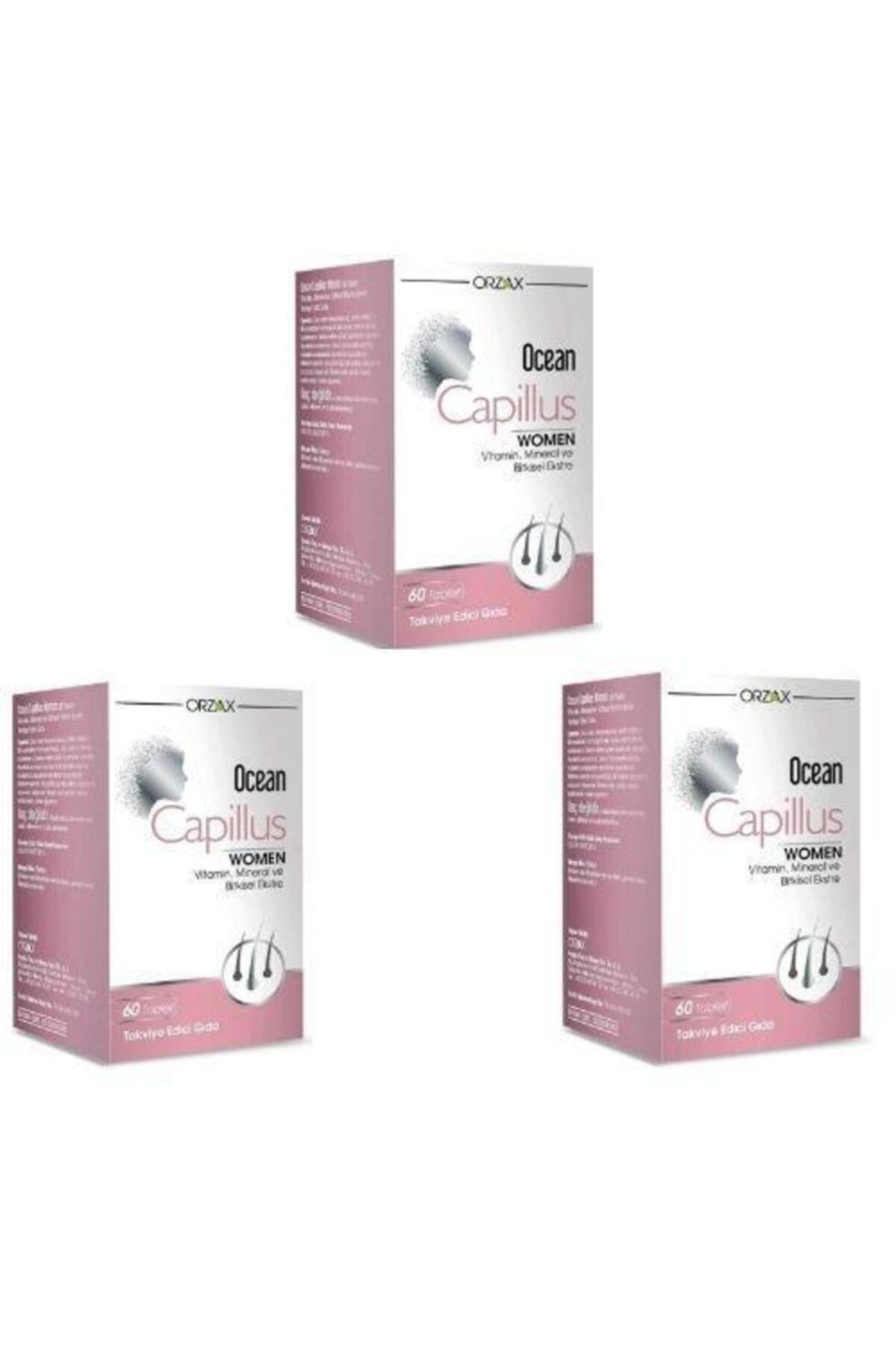 Orzax Capillus Women 60 Tablet X 3