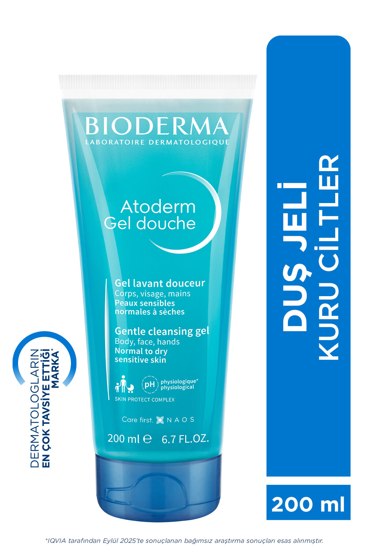 Atoderm Shower Gel Kuru, Tüm Ciltler Bebek, Çocuk, Yetişkin Arındırıcı Nemlendirici Duş Jeli 200 ml