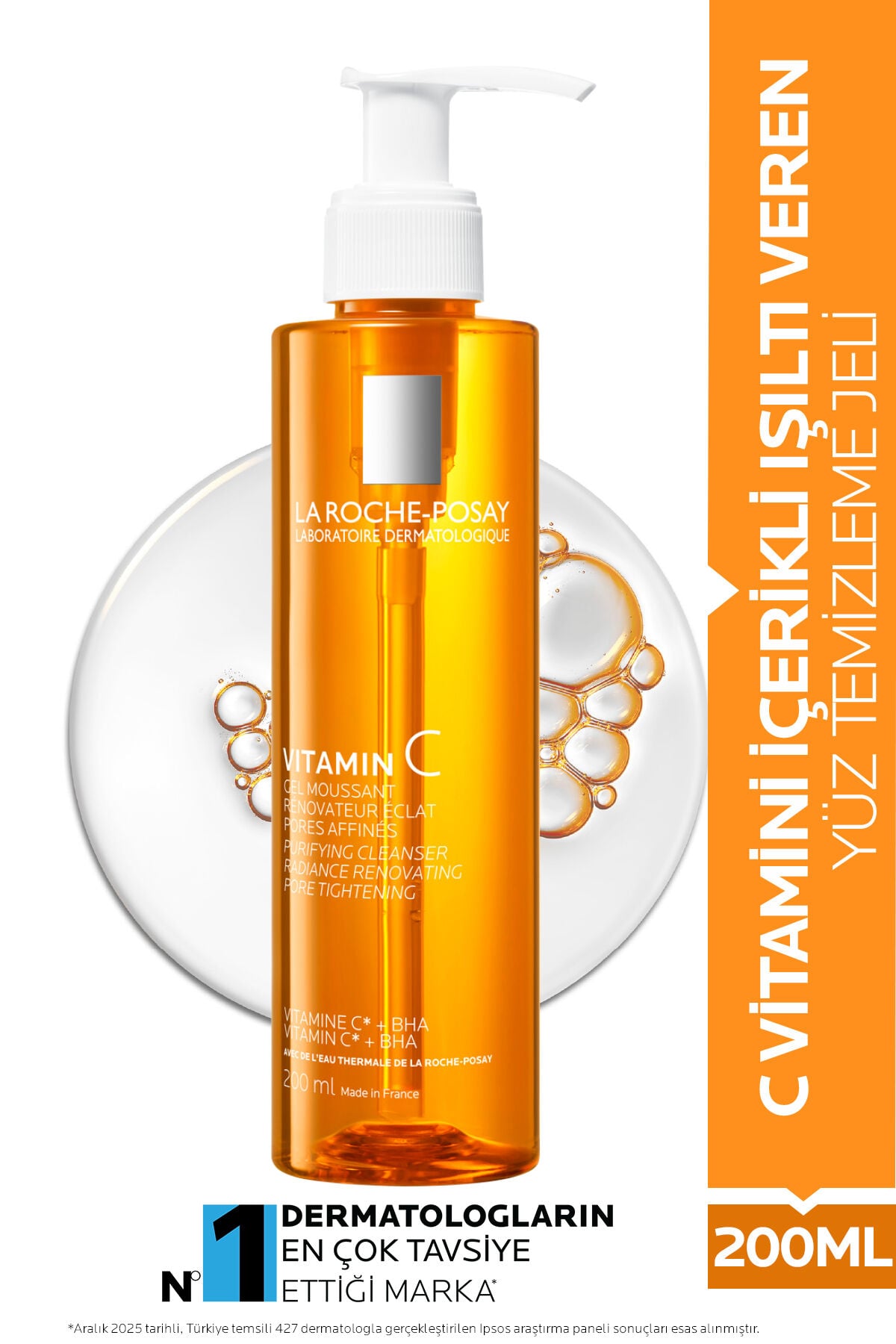 C Vitamini İçerikli Işıltı Veren Yüz Temizleme Jeli 200 ml