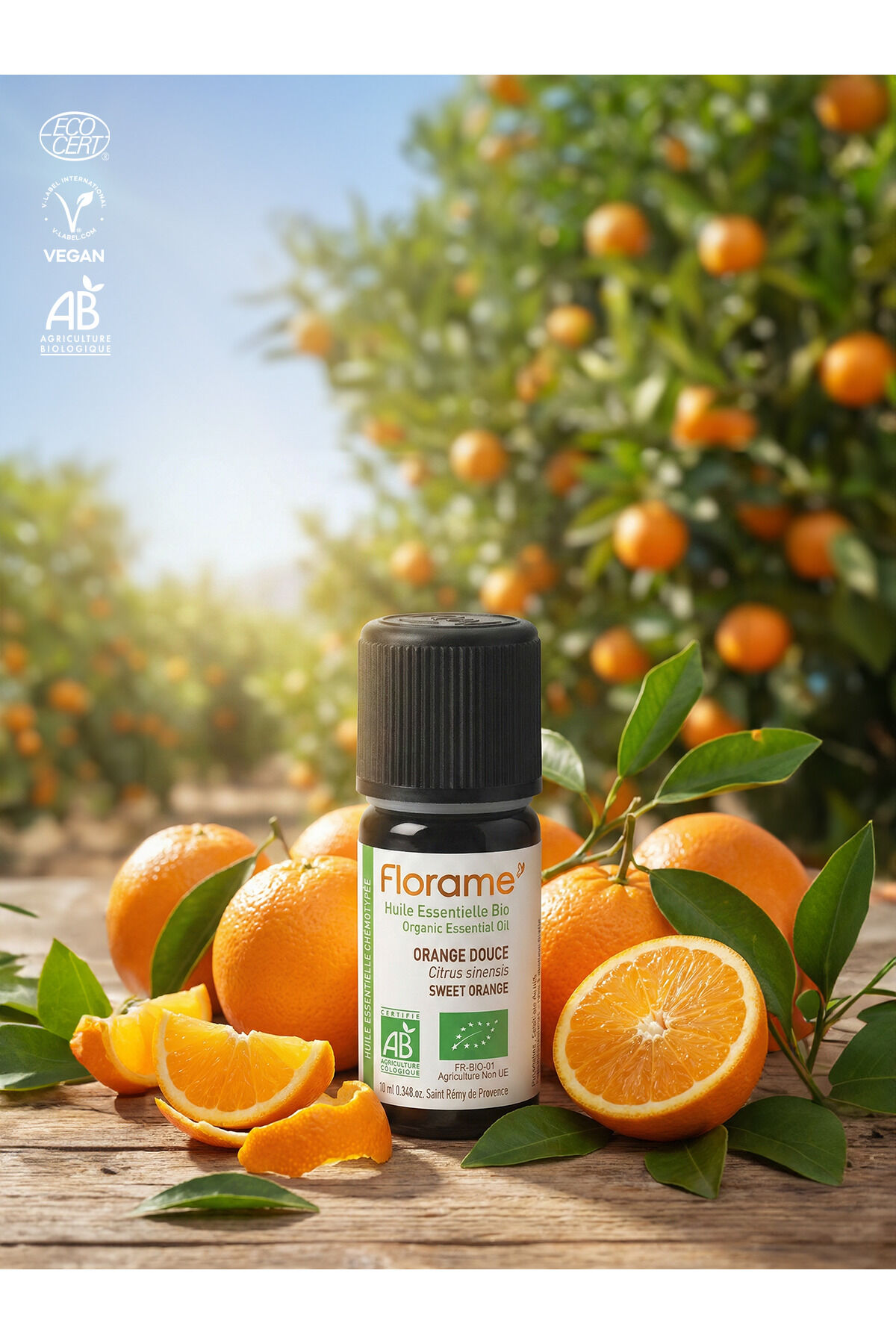 Organik Portakal Uçucu Yağı 10 ml - %100 Saf - Vegan