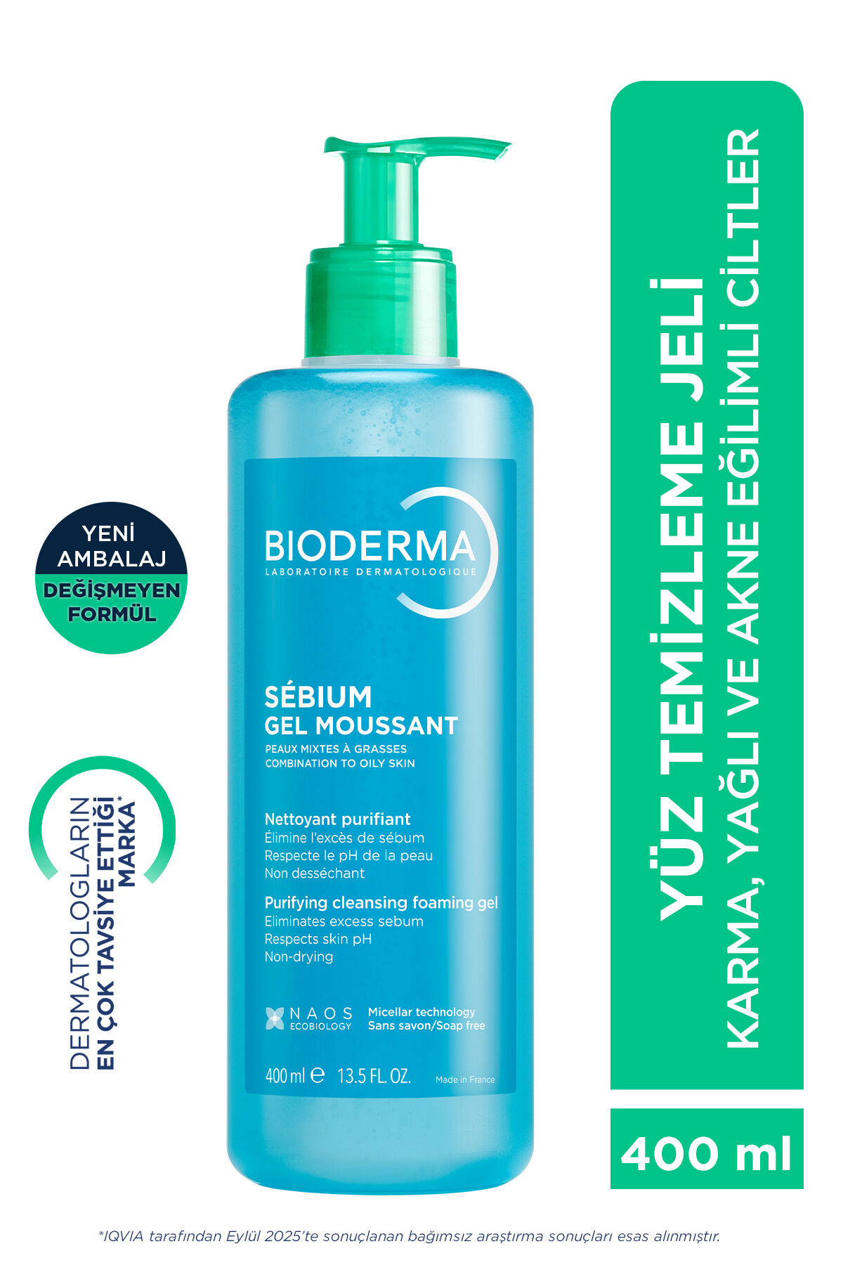 BIODERMA SEBIUM GEL 500 ML