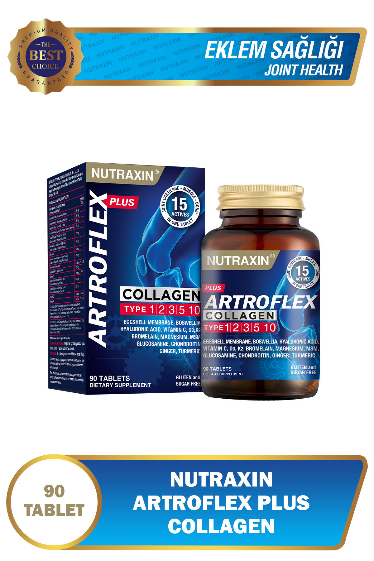 NUTRAXIN ARTROFLEX PLUS COLLAGEN 90 TABLET