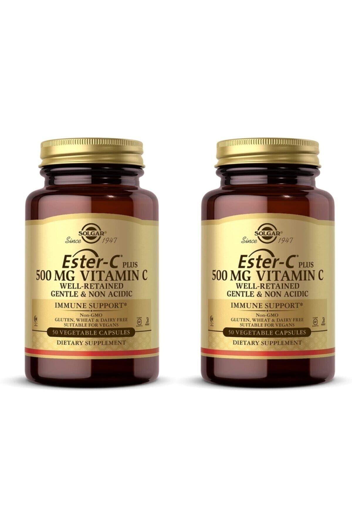 Solgar Ester-C Plus 50 Kapsül 500 Mg- 2 Adet