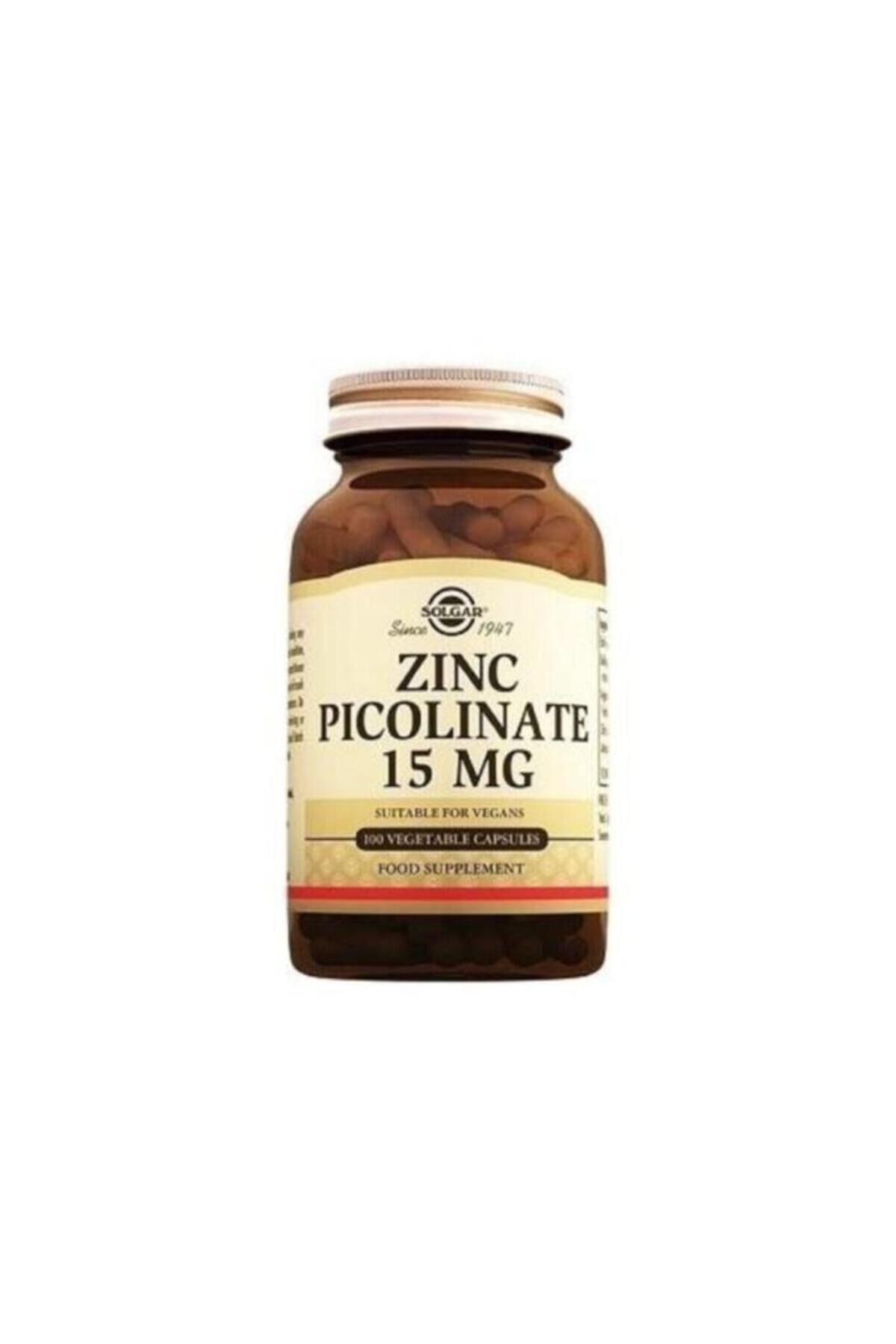 SOLGAR ZINC PICOLINATE 15 MG 100 KAP