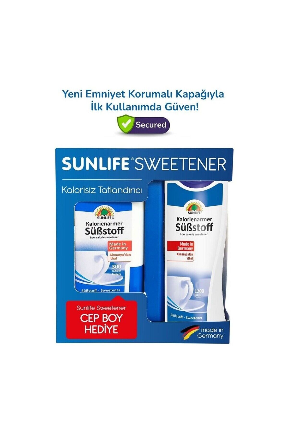 SUNLIFE TATLANDIRICI KALORISIZ 1200 TABLET 300 CEP