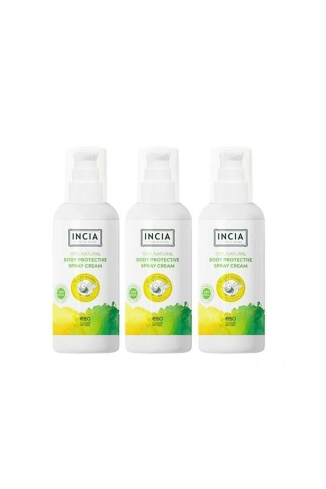 Sinek Kovucu Doğal Koruyucu Vücut Losyonu 100 ml 3'lü Set