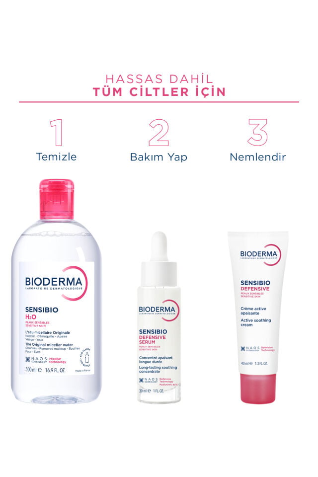BIODERMA SENSIBIO H2O 500 ML 2Lİ AVANTAJLI PAKET