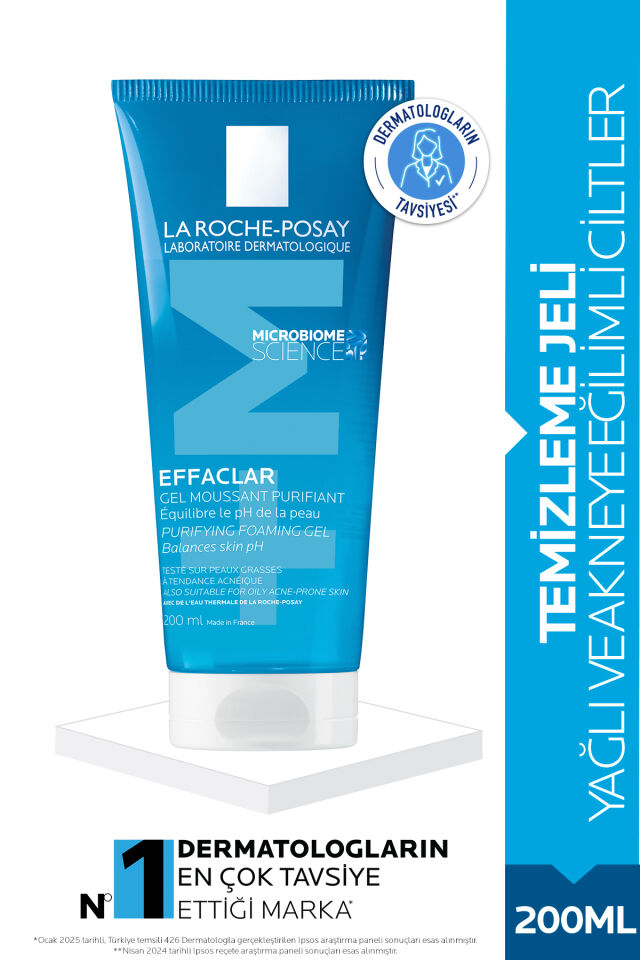 Effaclar Yağlı ve Akneye Eğilim Gösteren Ciltler İçin Yüz Temizleme Jeli 200 ml