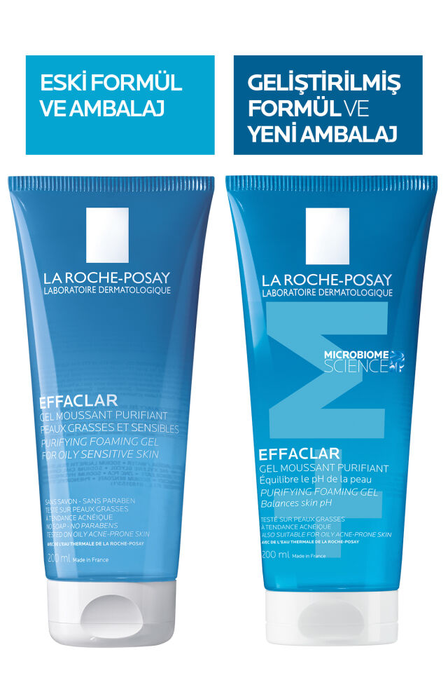 Effaclar Yağlı ve Akneye Eğilim Gösteren Ciltler İçin Yüz Temizleme Jeli 200 ml