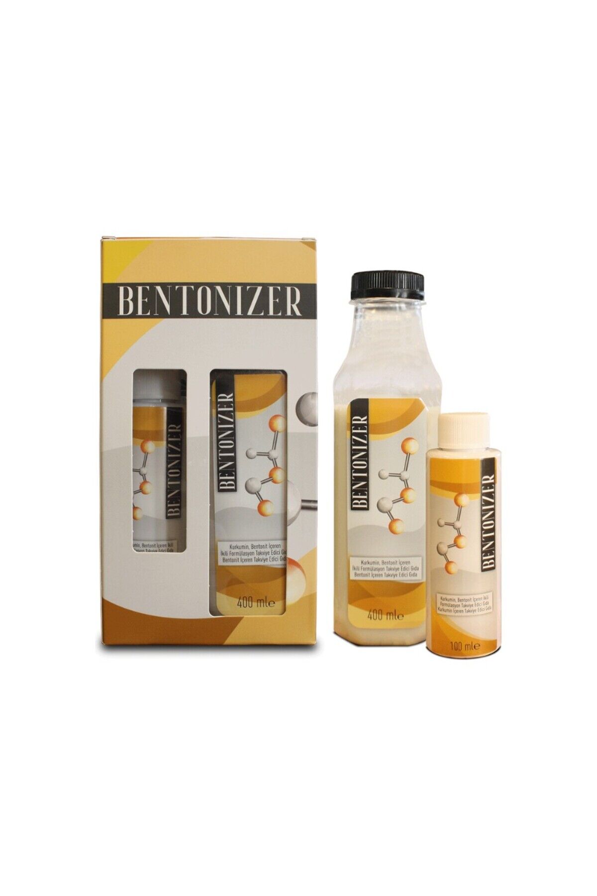Bentonizer Kurkumin Bentonit İçeren İkili Formülasyon 400 ml +100 ml