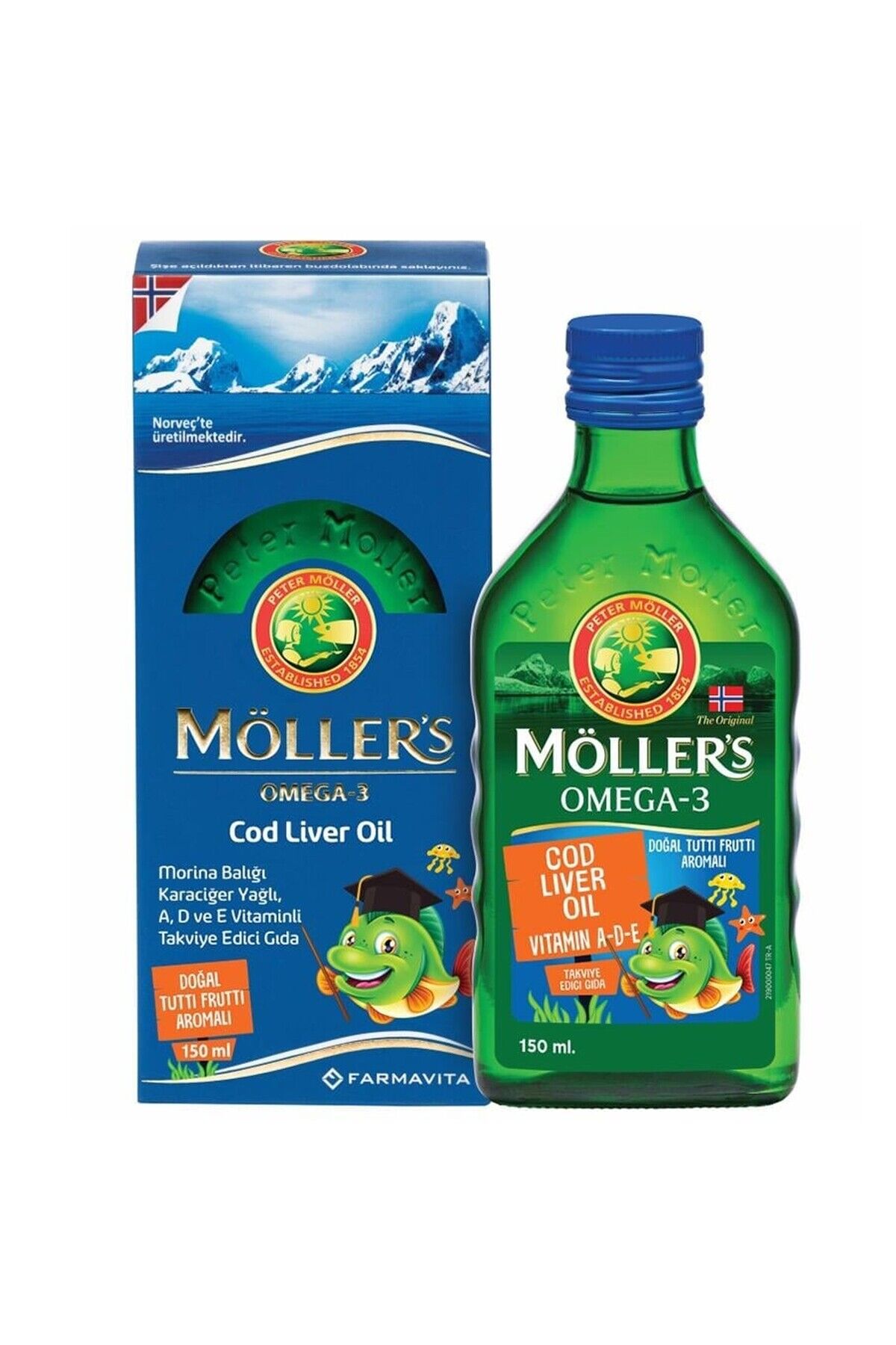 MOLLERS OMEGA 3 150 ML TUTTI FRUTTI