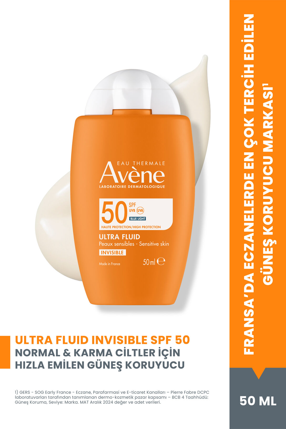 AVÈNE ULTRA FLUİD SPF50  50 ML