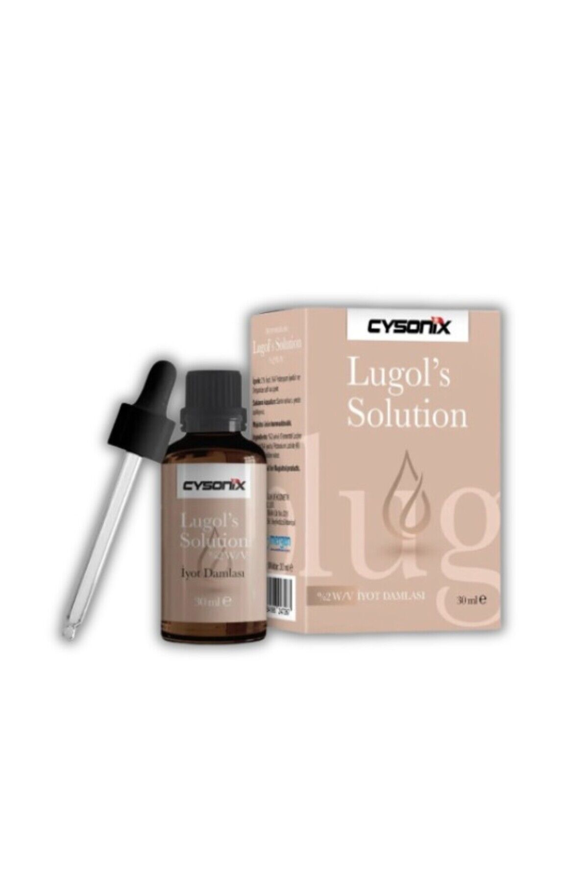 LUGOLS SOLUTION % 2 W/V IYOT DAMLASI 30 ML CYSONIX